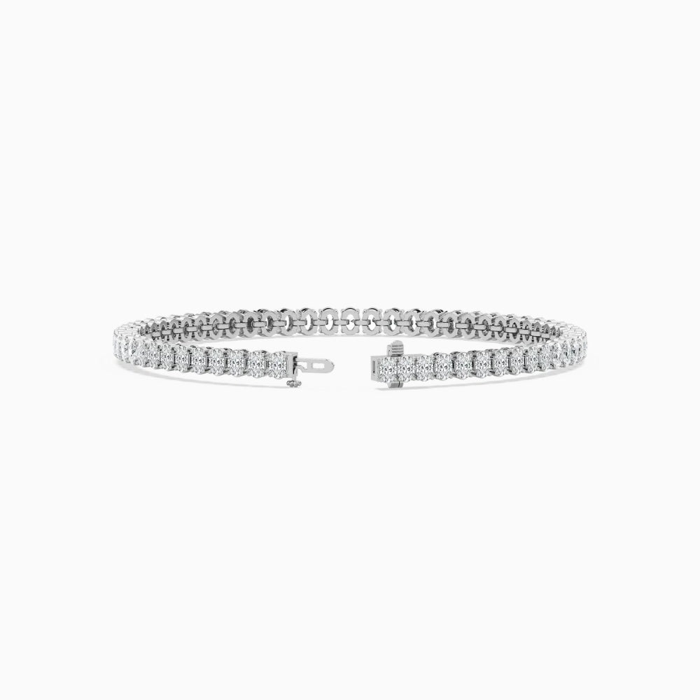 Carla Oval Cut Lab Grown Diamond Tennis Bracelet
