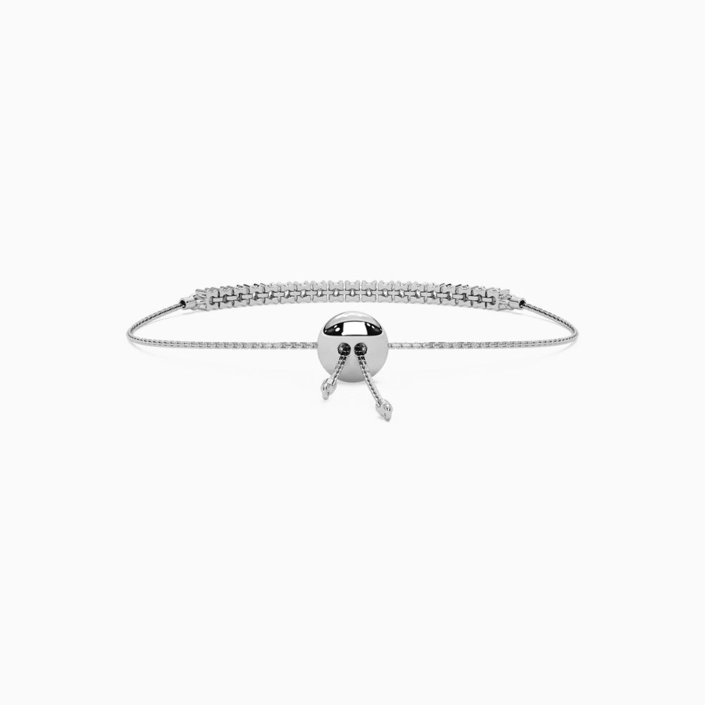 Kylie Round Cut Lab Grown Diamond Bolo Bracelet