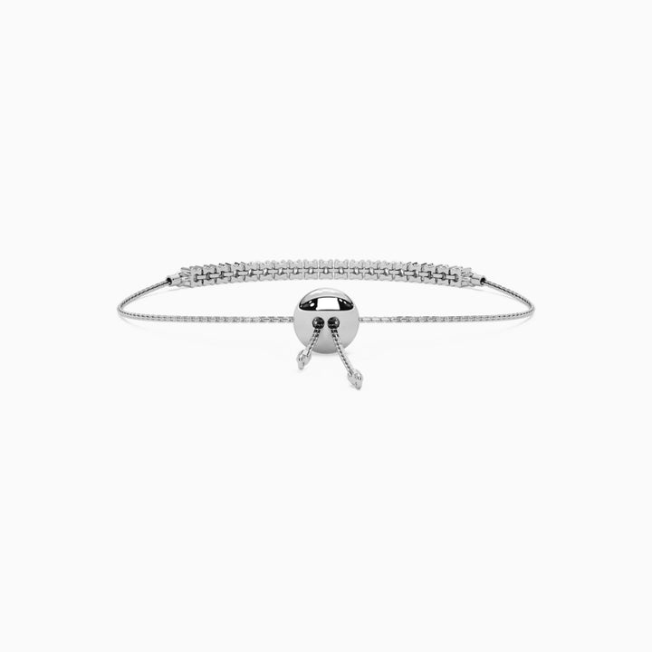 Kylie Round Cut Lab Grown Diamond Bolo Bracelet