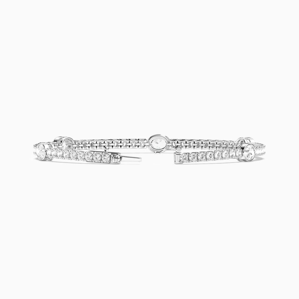 Grace Oval And Round Cut Lab Grown Diamond Tennis Bracelet