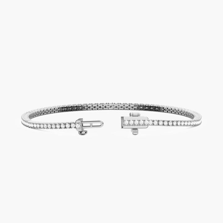 Laura Round Lab Grown Diamond Tennis Bracelet
