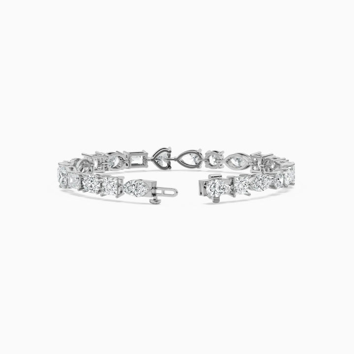 Becky Multi Shaped Lab Grown Diamond Tennis Bracelet