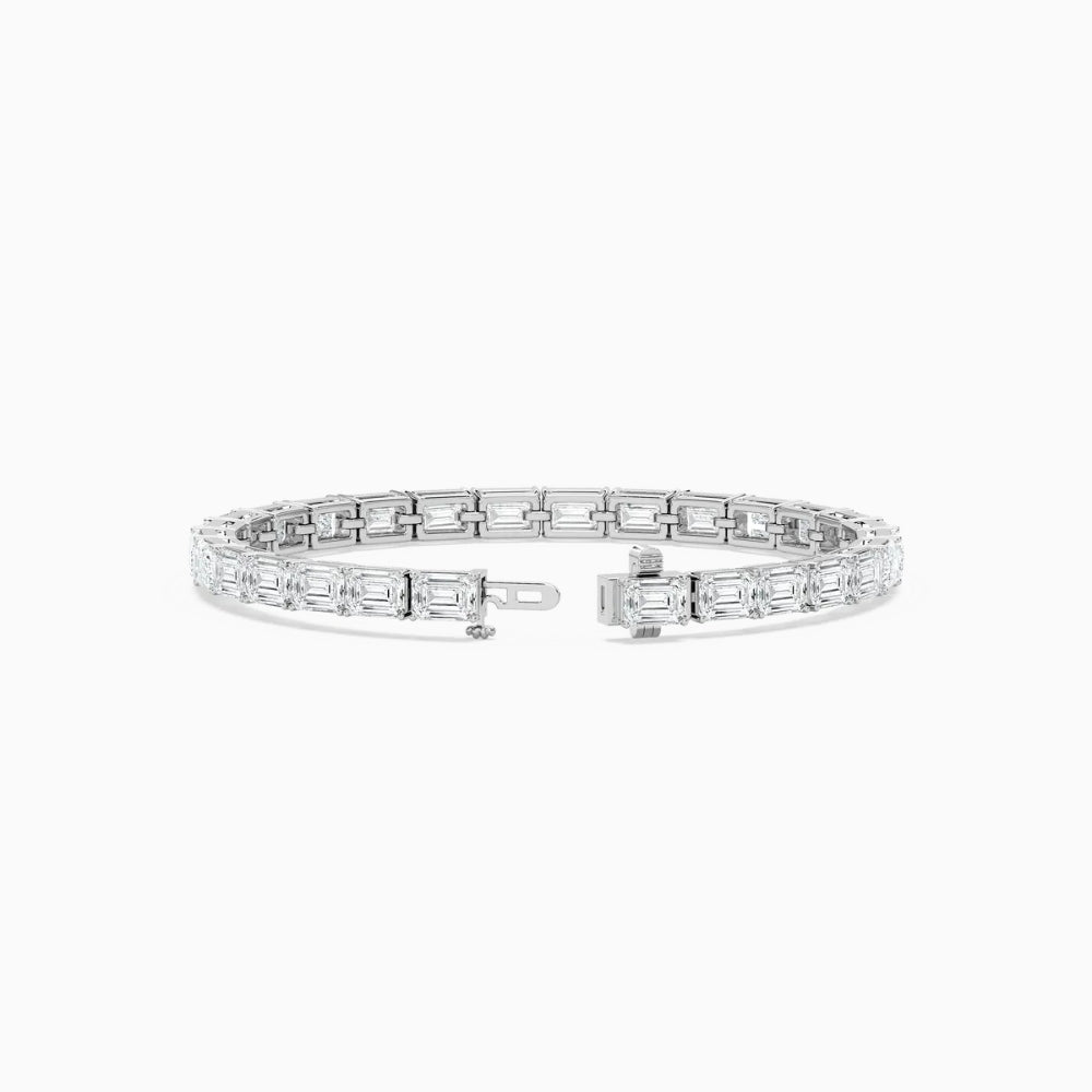 Tanya Emerald Cut Lab Grown Diamond Tennis Bracelet