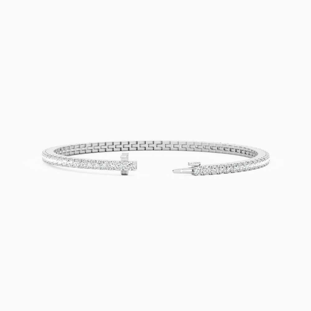 Callie Round Cut Lab Grown Diamond Tennis Bracelet