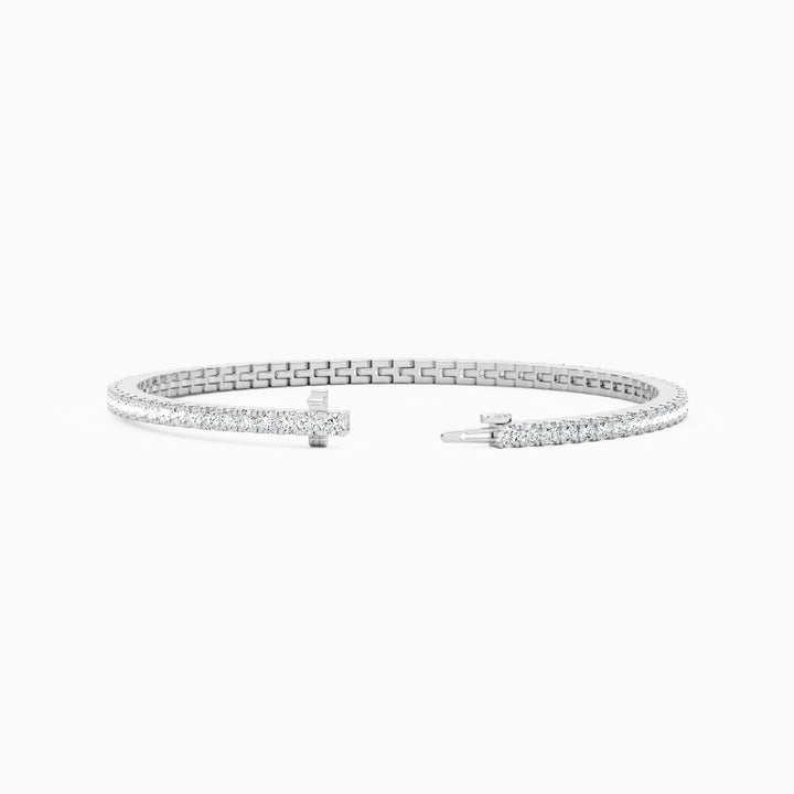 Callie Round Cut Lab Grown Diamond Tennis Bracelet