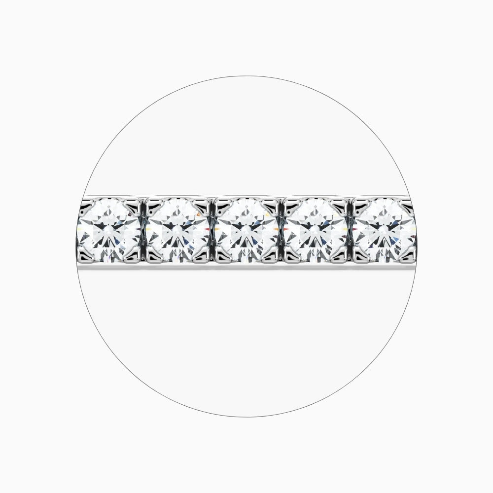 Cathy Round Lab Grown Diamond Classic Tennis Bracelet