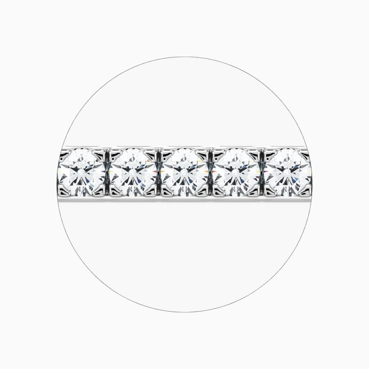 Cathy Round Lab Grown Diamond Classic Tennis Bracelet