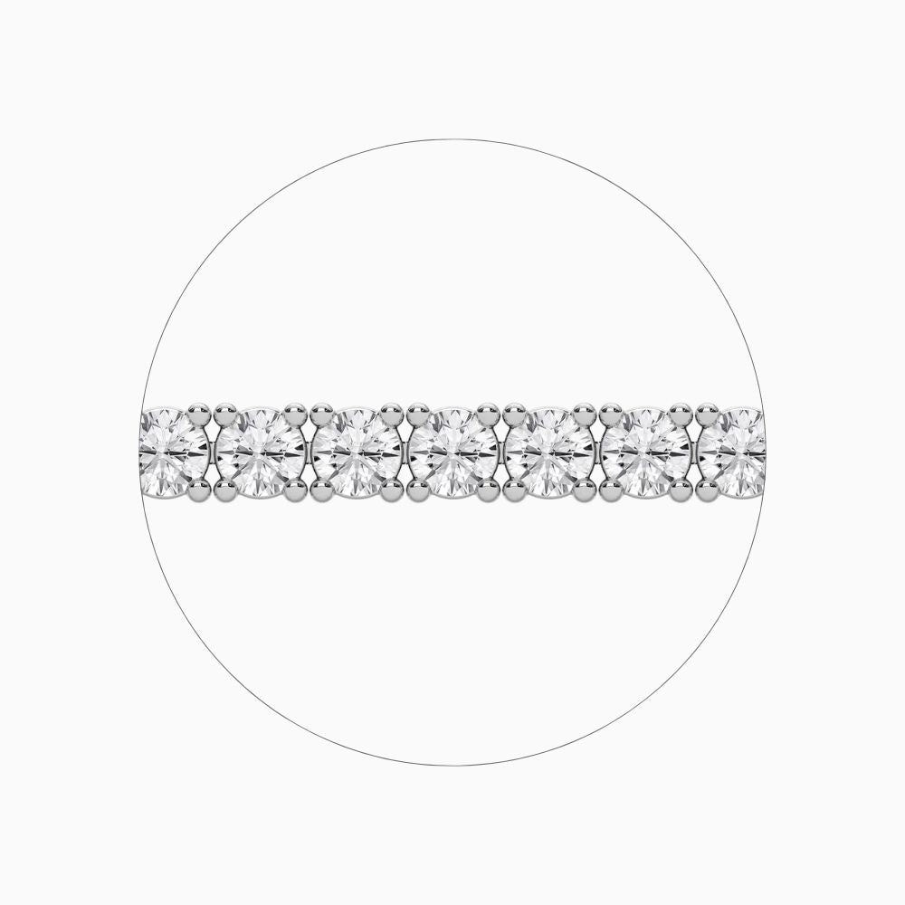 Haley Modern Round Cut Lab Diamond Tennis Bracelet