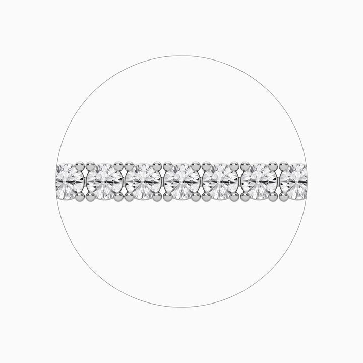 Haley Modern Round Cut Lab Diamond Tennis Bracelet