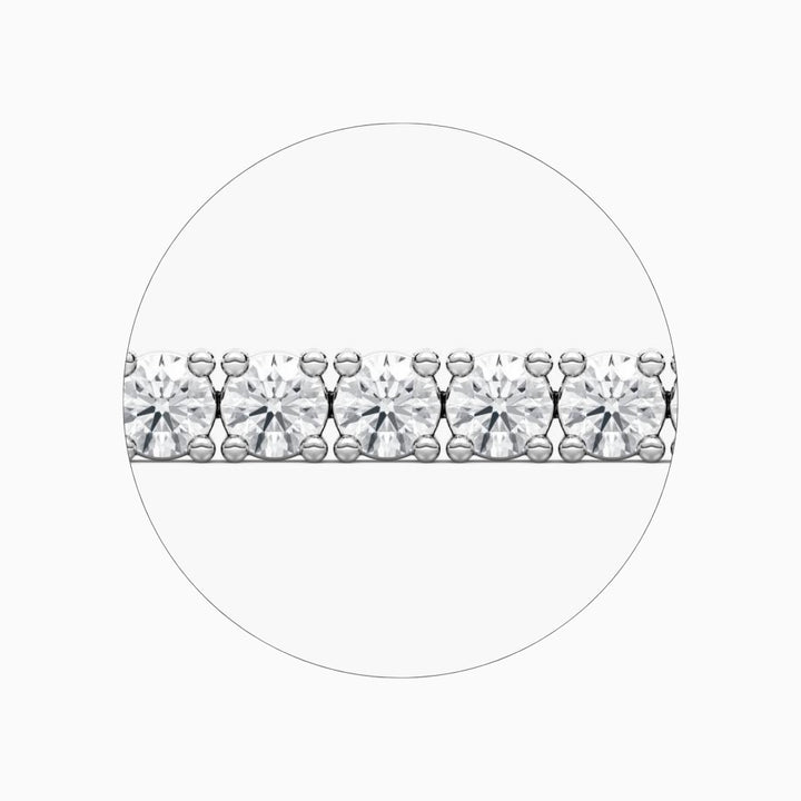 Quinn Round Cut Lab Grown Diamond Tennis Bracelet