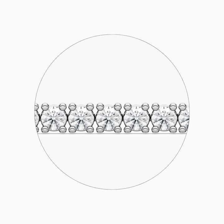 Laura Round Lab Grown Diamond Tennis Bracelet