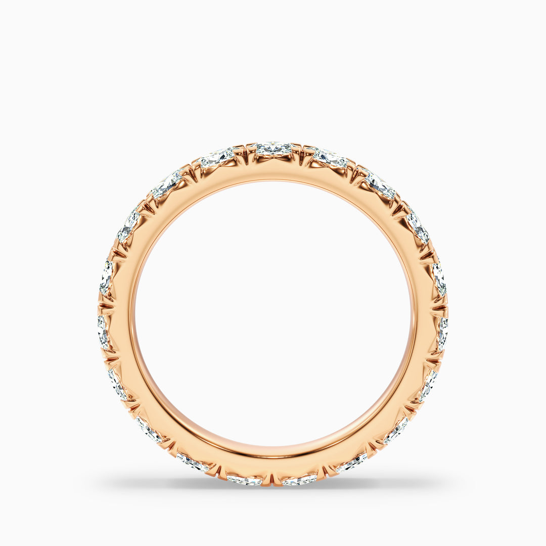 Caitlin Oval Cut Eternity Lab Grown Diamond Wedding Band