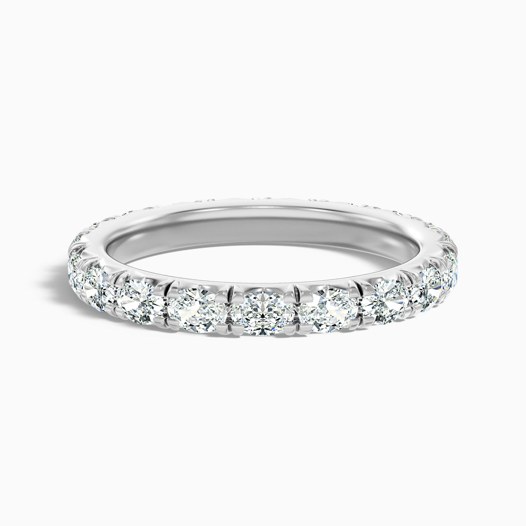 Caitlin Oval Cut Eternity Lab Grown Diamond Wedding Band