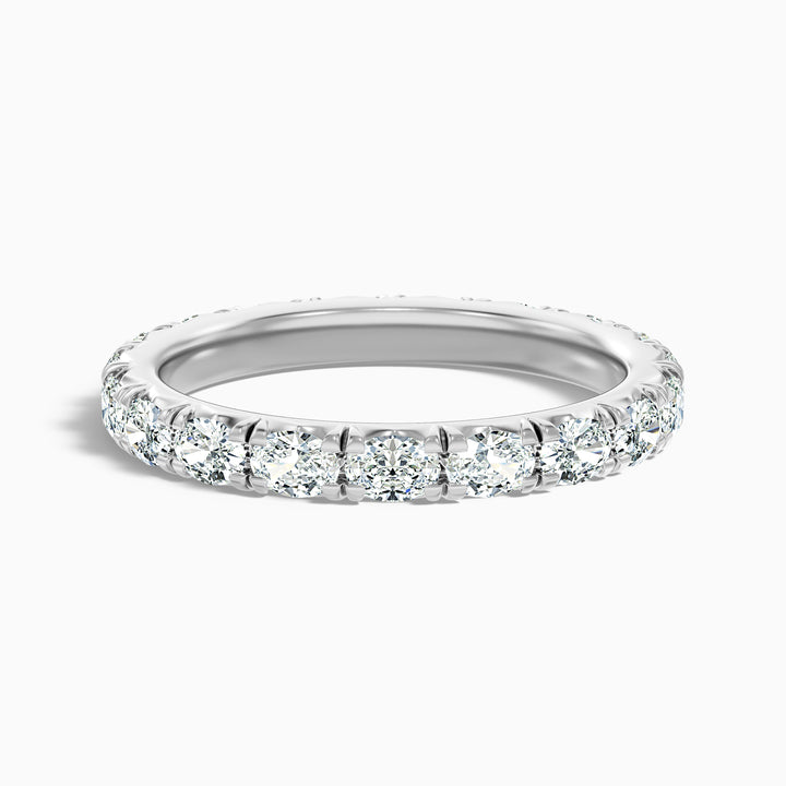 Caitlin Oval Cut Eternity Lab Grown Diamond Wedding Band