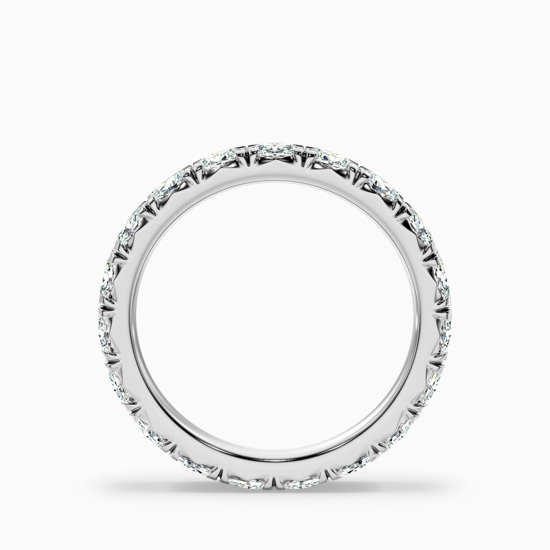 Caitlin Oval Cut Eternity Lab Grown Diamond Wedding Band