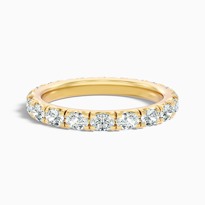 Caitlin Oval Cut Eternity Lab Grown Diamond Wedding Band
