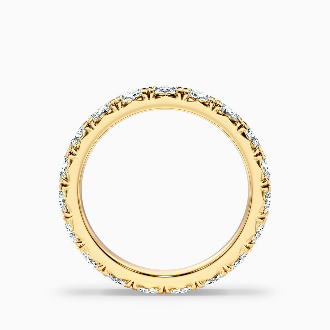 Caitlin Oval Cut Eternity Lab Grown Diamond Wedding Band