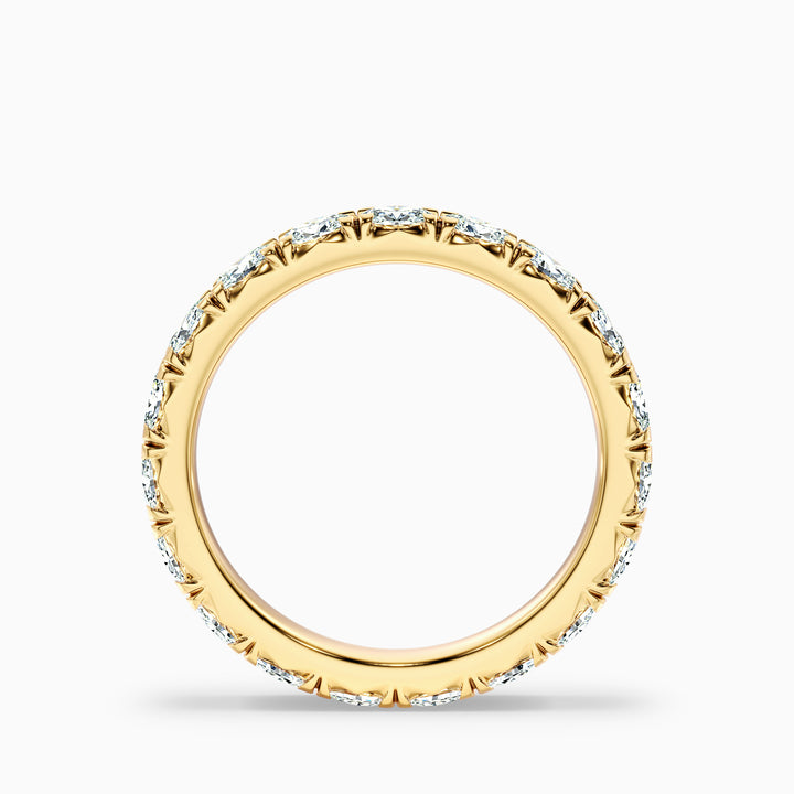 Caitlin Oval Cut Eternity Lab Grown Diamond Wedding Band
