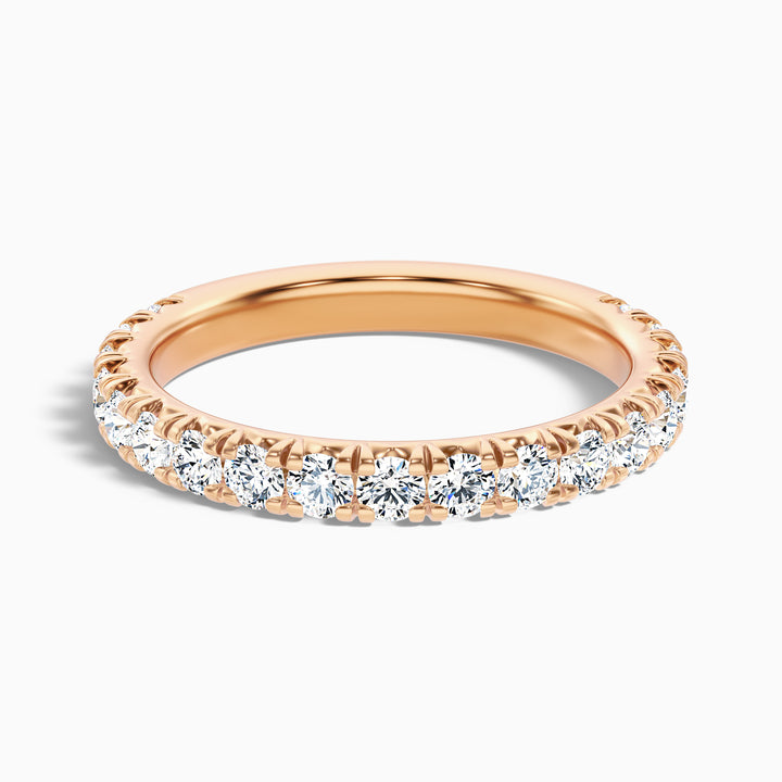 Ceryn Round Cut 3/4 Eternity Lab Grown Diamond Wedding Band