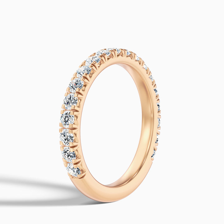 Ceryn Round Cut 3/4 Eternity Lab Grown Diamond Wedding Band