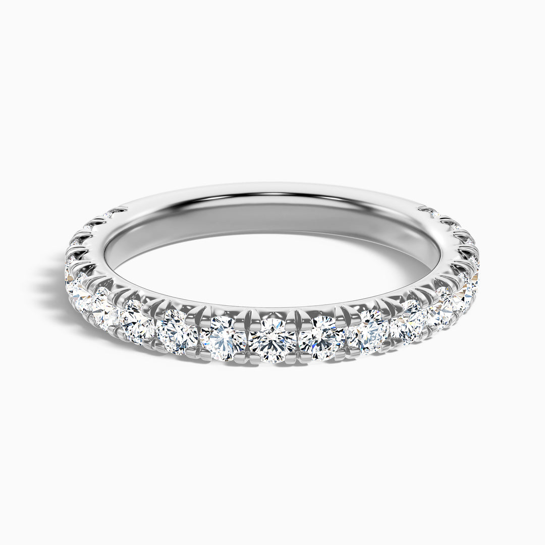 Ceryn Round Cut 3/4 Eternity Lab Grown Diamond Wedding Band