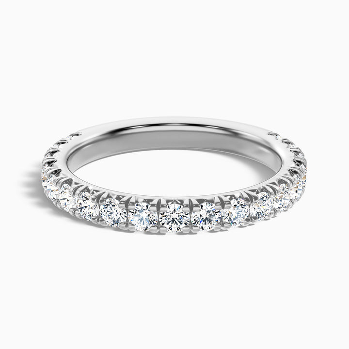Ceryn Round Cut 3/4 Eternity Lab Grown Diamond Wedding Band