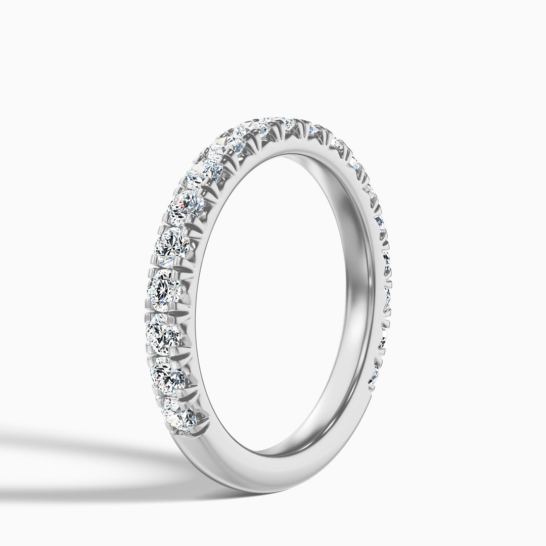 Ceryn Round Cut 3/4 Eternity Lab Grown Diamond Wedding Band
