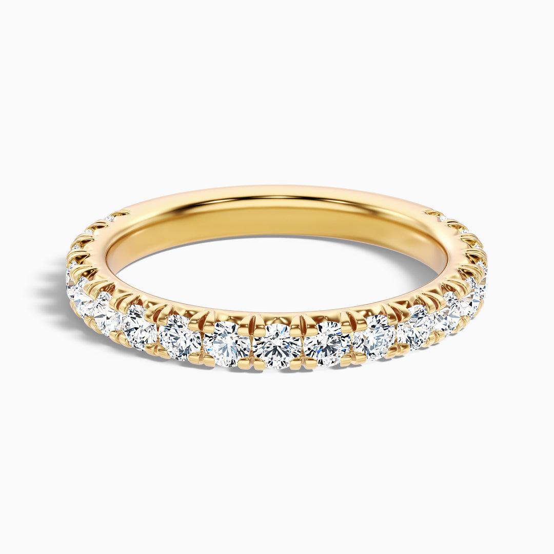 Ceryn Round Cut 3/4 Eternity Lab Grown Diamond Wedding Band