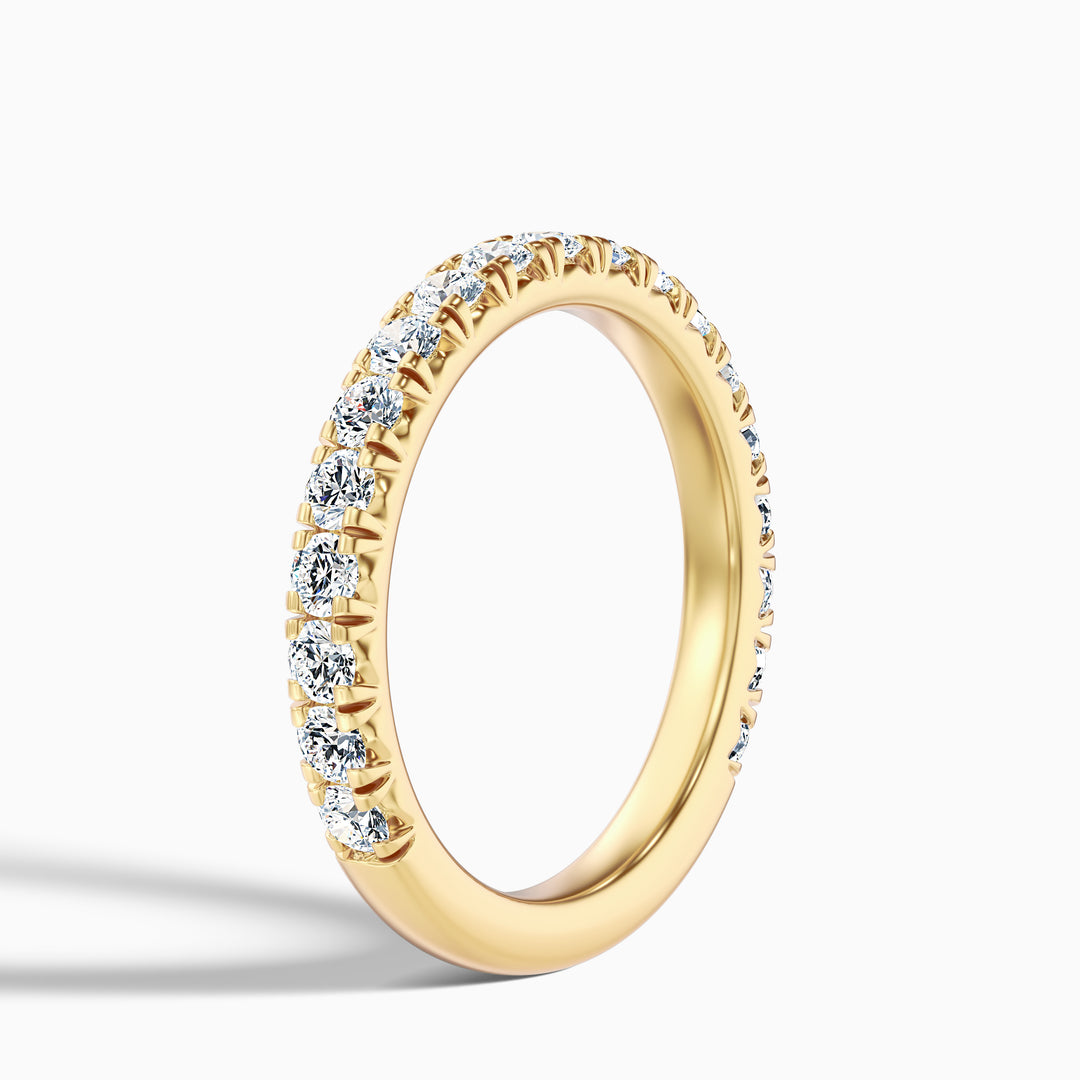 Ceryn Round Cut 3/4 Eternity Lab Grown Diamond Wedding Band
