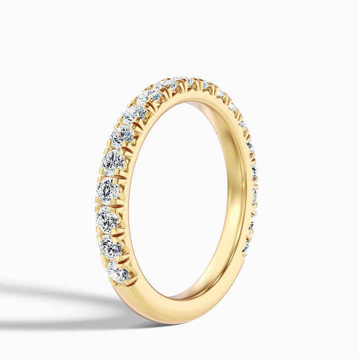 Ceryn Round Cut 3/4 Eternity Lab Grown Diamond Wedding Band