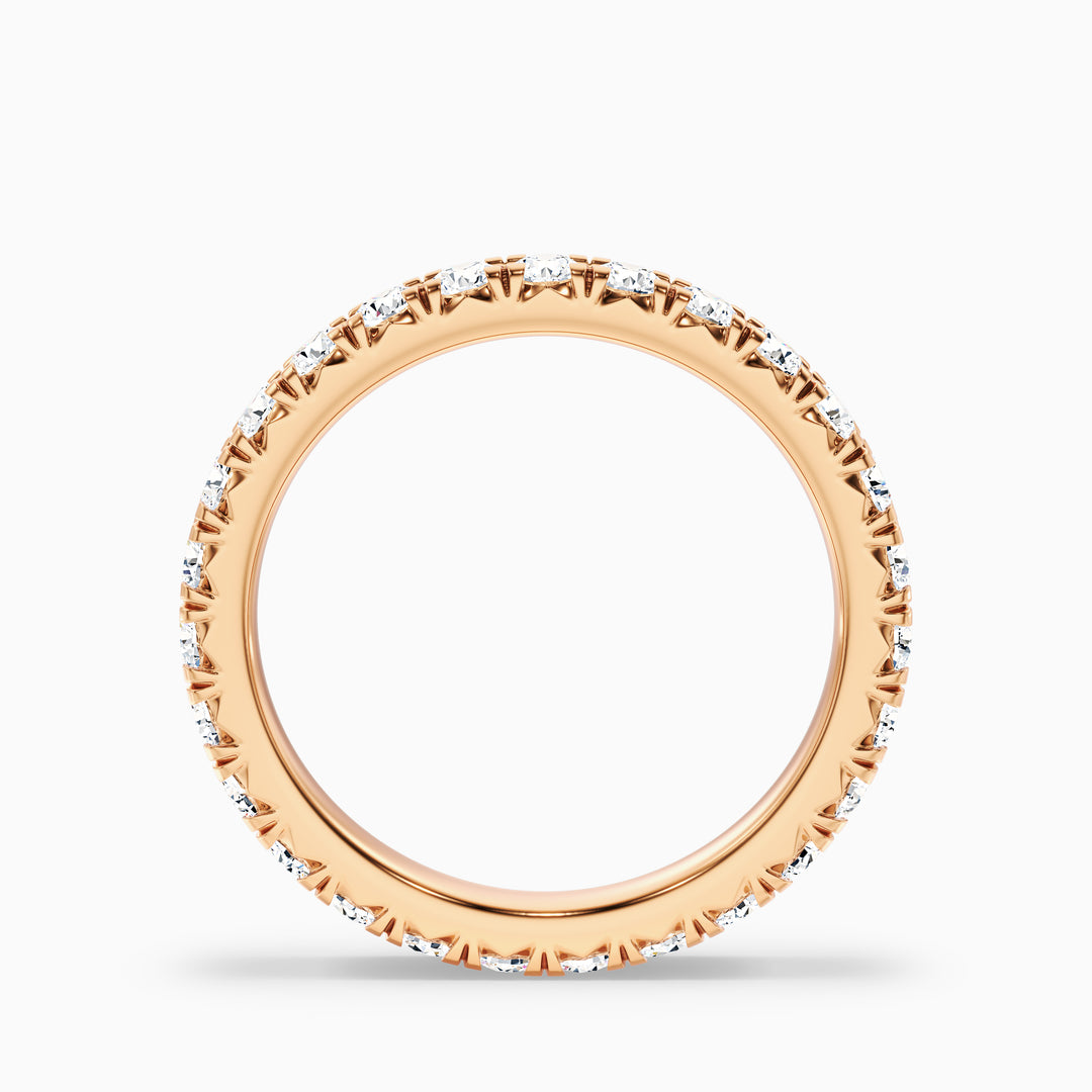 Prisca Round Cut Eternity Lab Grown Diamond Wedding Band