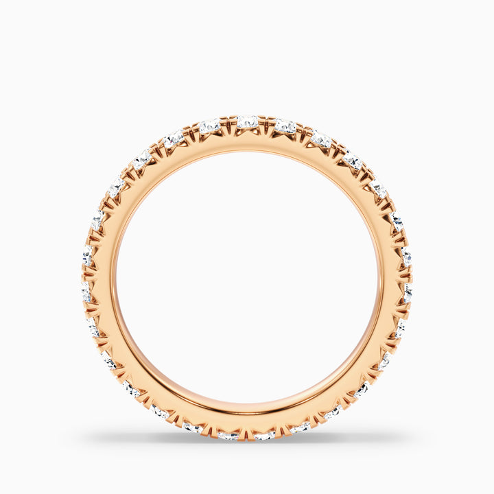 Prisca Round Cut Eternity Lab Grown Diamond Wedding Band