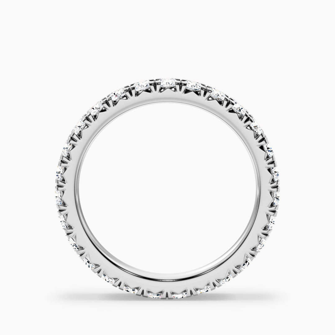 Prisca Round Cut Eternity Lab Grown Diamond Wedding Band