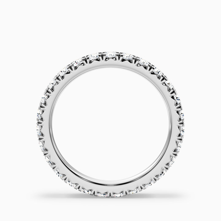 Prisca Round Cut Eternity Lab Grown Diamond Wedding Band