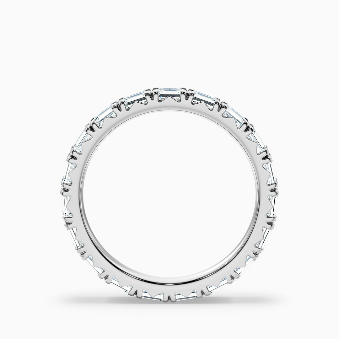 Keziah Emerald Cut Full Eternity Lab Grown Diamond Wedding Band