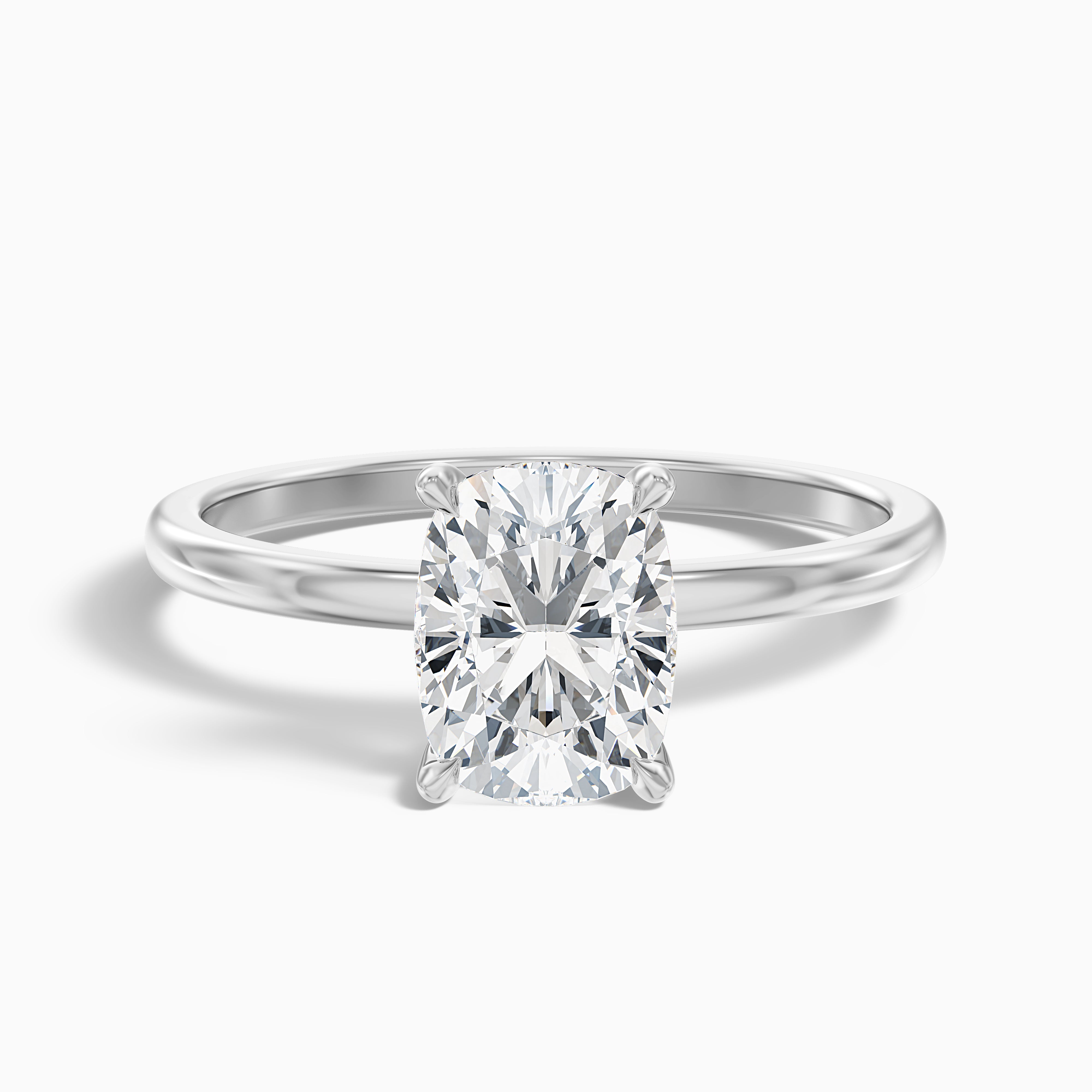 Pick Lynda 4 Ct Cushion Diamond Ring Platinum
