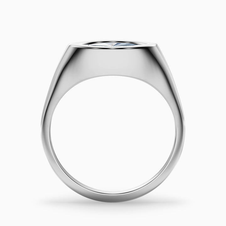 Sydney 3.5 Carat Marquise East West Bezel Lab Grown Diamond Ring In 925 Sterling Silver