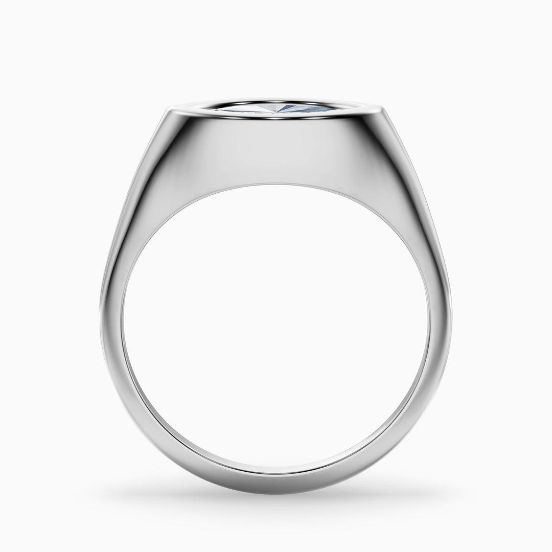 Alina 5.5 Carat Marquise East West Bezel Moissanite Diamond Ring In 925 Sterling Silver