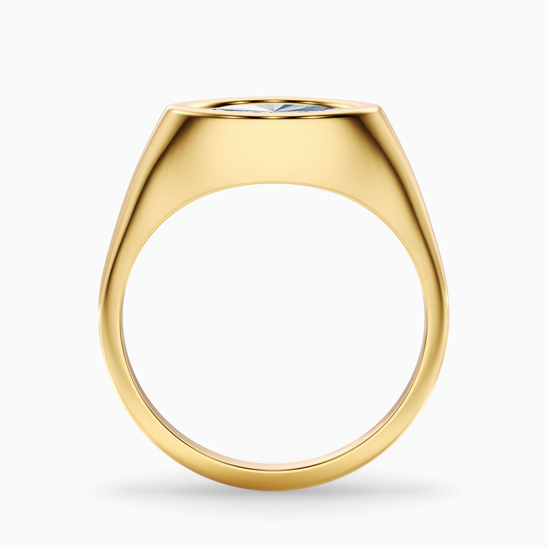 Sydney 4.5 Carat Marquise East West Bezel Lab Grown Diamond Ring In 925 Sterling Silver