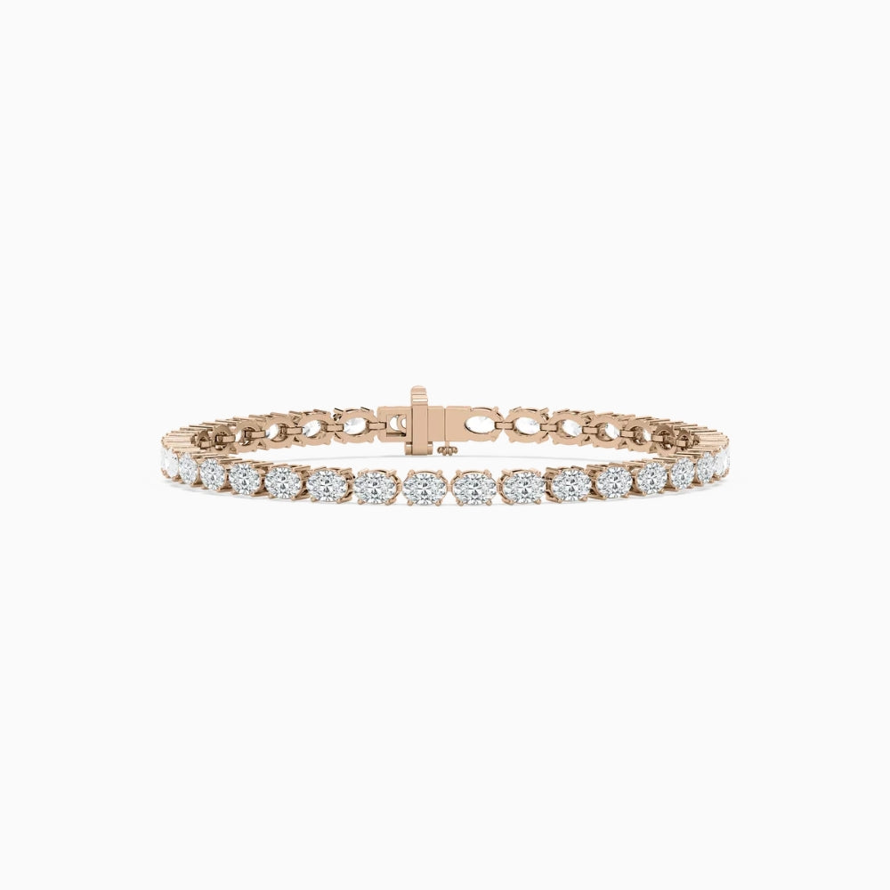 Alana Oval Lab Grown Diamonds Tennis Bracelet