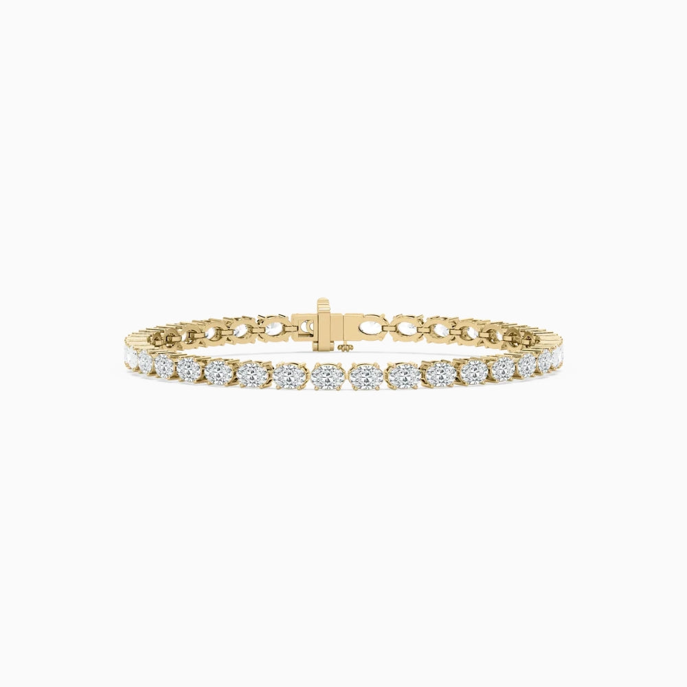 Alana Oval Lab Grown Diamonds Tennis Bracelet
