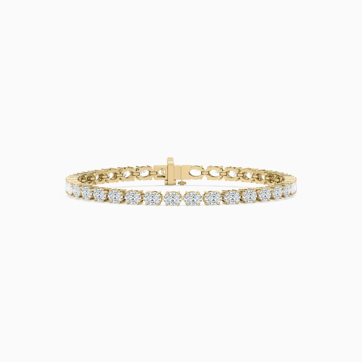 Alana Oval Lab Grown Diamonds Tennis Bracelet