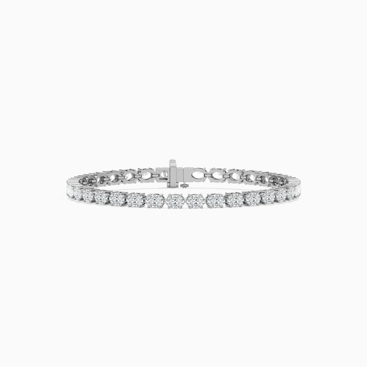 Alana Oval Lab Grown Diamonds Tennis Bracelet