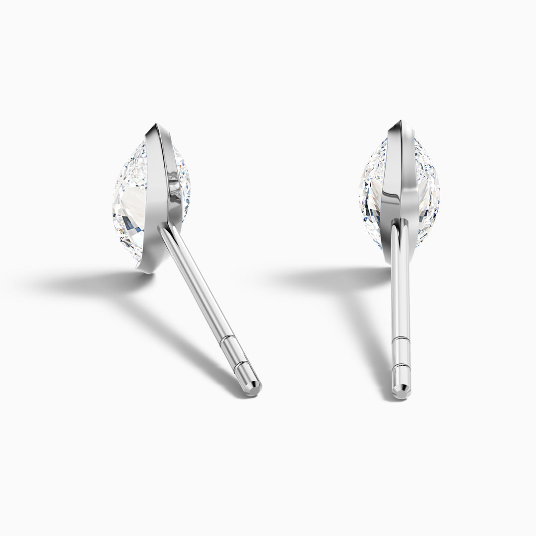 Marquise Cut Moissanite Stud Diamond Earrings