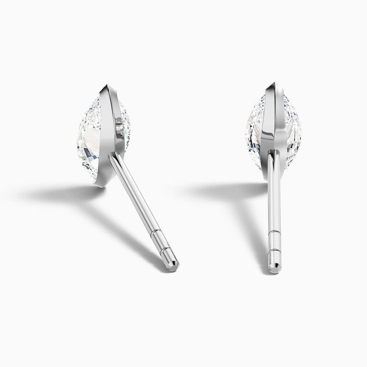 Marquise Cut Moissanite Stud Diamond Earrings