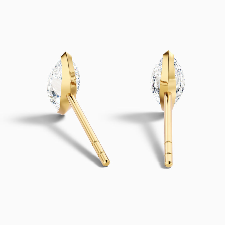 Marquise Cut Moissanite Stud Diamond Earrings
