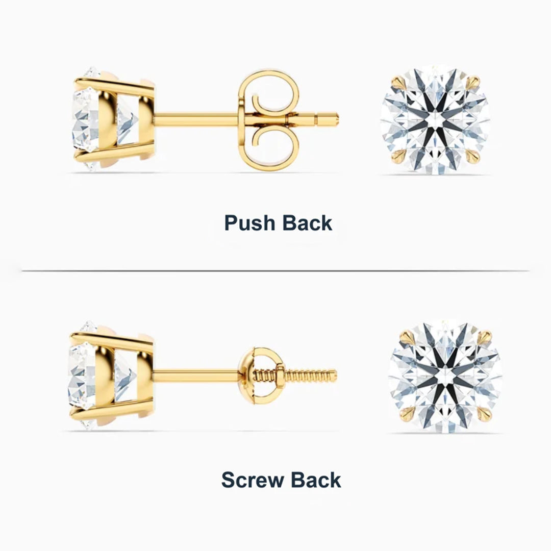 Marquise Cut Moissanite Stud Diamond Earrings